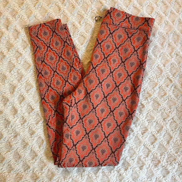 Urban Outfitters Susie Jacquard high waist skinny pants size 2 - Picture 2 of 7